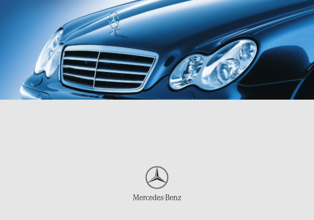 Picture of: Bedienungsanleitung Mercedes-Benz C  CDI () (Deutsch –