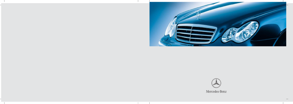 Picture of: Bedienungsanleitung Mercedes-Benz C  () ( Seiten)