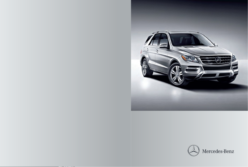 Picture of: Bedienungsanleitung Mercedes-Benz M-Class () ( Seiten)