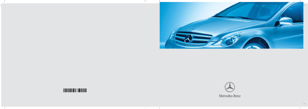Picture of: Bedienungsanleitung Mercedes-Benz R  () ( Seiten)