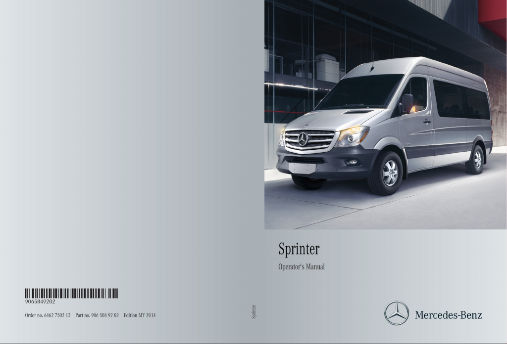 Picture of: Bedienungsanleitung Mercedes-Benz Sprinter () ( Seiten)
