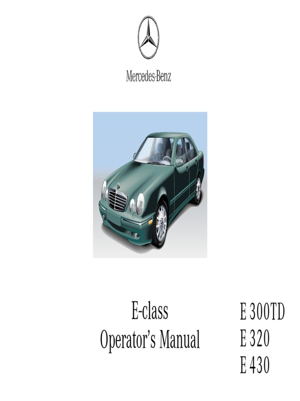 Picture of: E Owners Manual pt  PDF  Mercedes Benz  Exhaust Gas