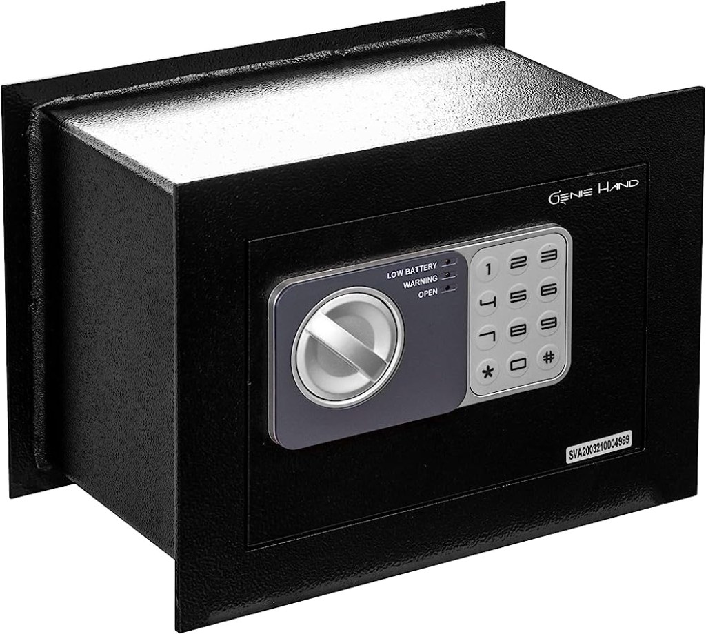Picture of: Electronic wall safe with anti-bounce