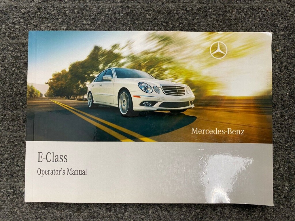 Picture of: Genuine OEM Mercedes Benz E Class Sedan W Owners Manual