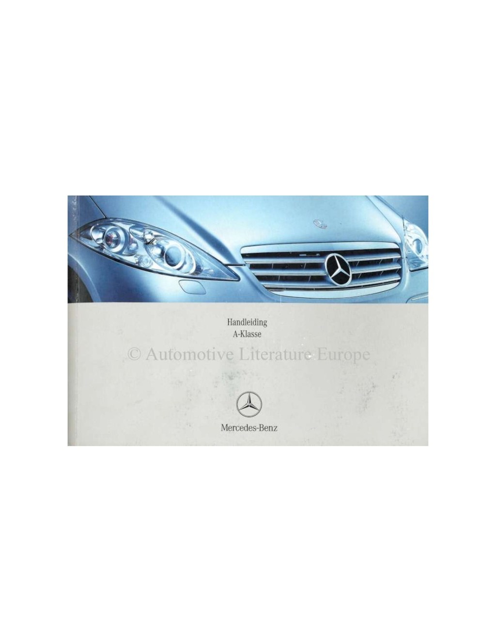 Picture of: MERCEDES BENZ A CLASS OWNER’S MANUAL
