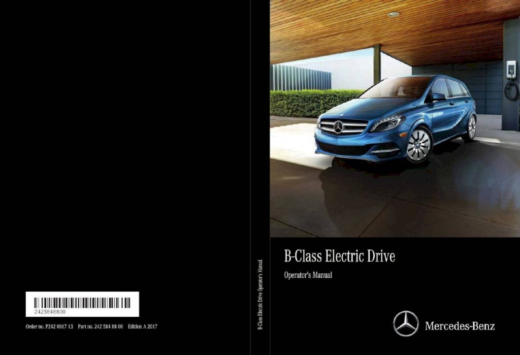 Picture of: Mercedes-Benz B-Class – Owner’s Manual –  Pages – PDF