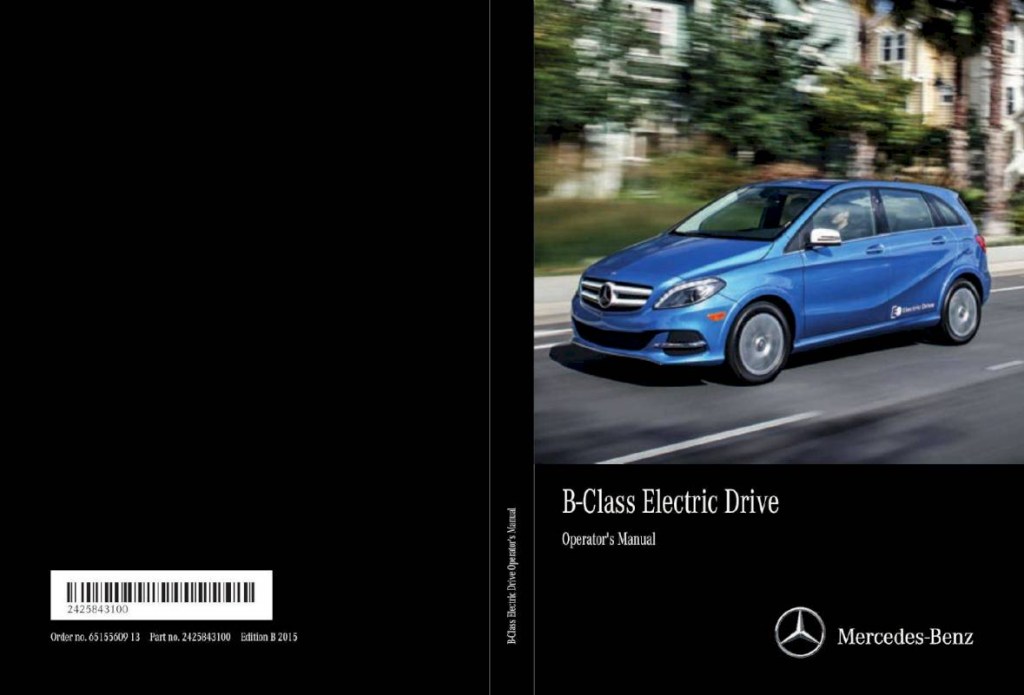Picture of: Mercedes-Benz B-Class – Owner’s Manual –  Pages – PDF
