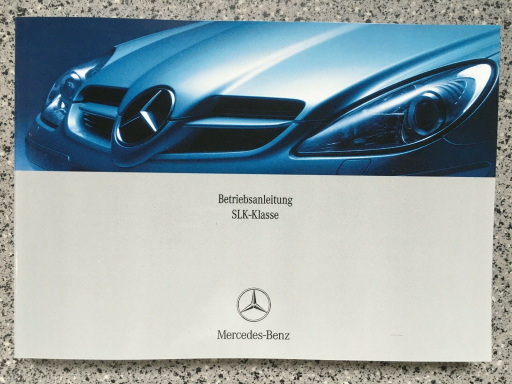 Picture of: Mercedes Benz Betriebsanleitung Bedienungsanleitung SLK -SLK  AMG 7