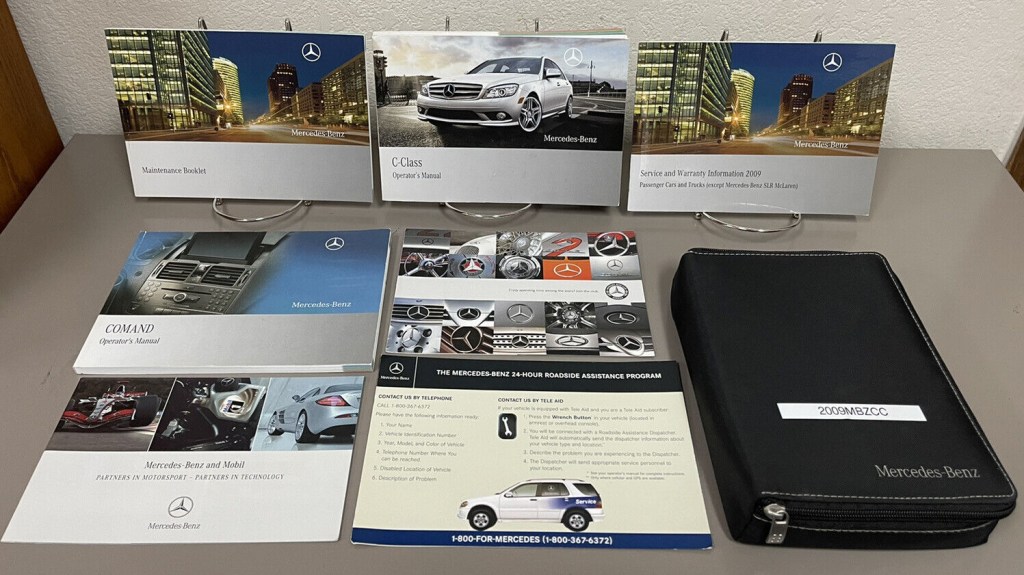 Picture of: Mercedes-Benz C-Class C C C C AMG OEM Owners Manual Set  w/COMAND
