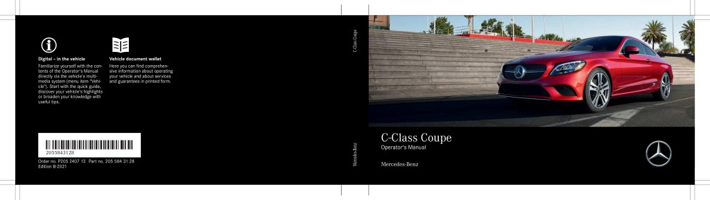 Picture of: Mercedes-Benz C Class Coupe owners manual – OwnersMan