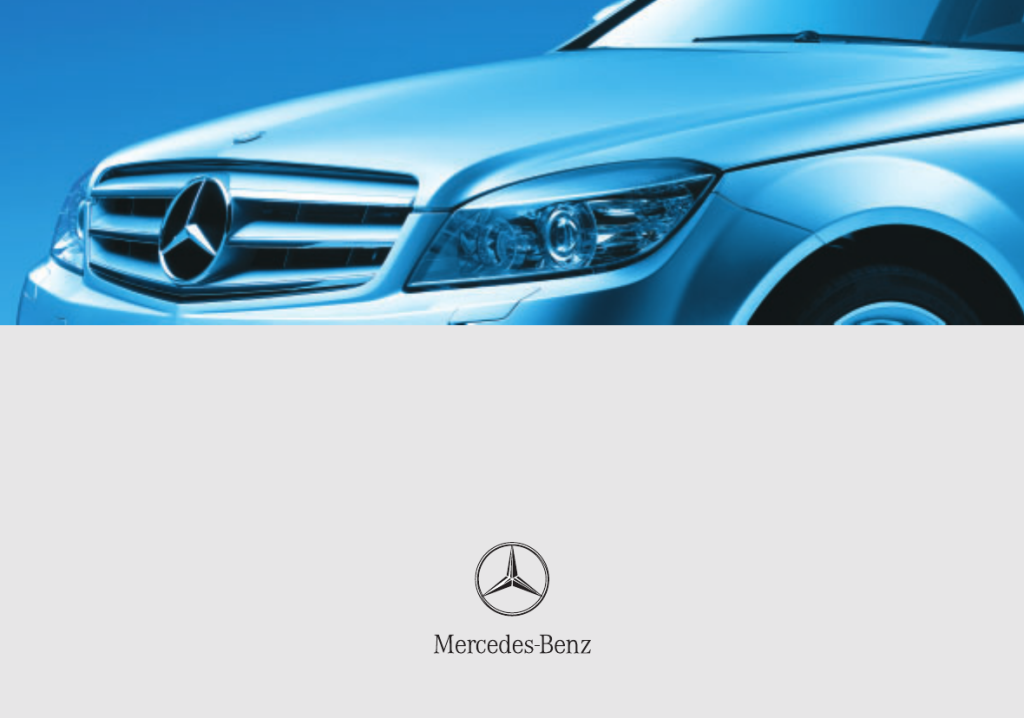 Picture of: Mercedes-Benz C W () user manual (English –  pages)
