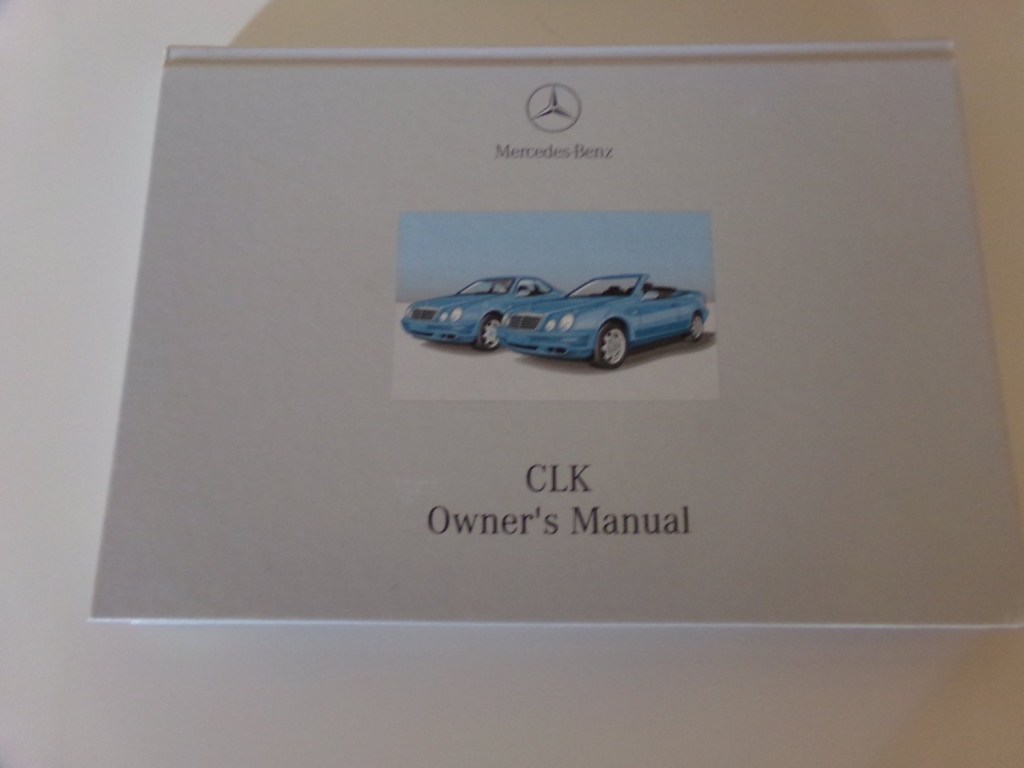 Picture of: Mercedes Benz CLK Cabrio Owner´s Maunal W CLK  CLK “ – Buch