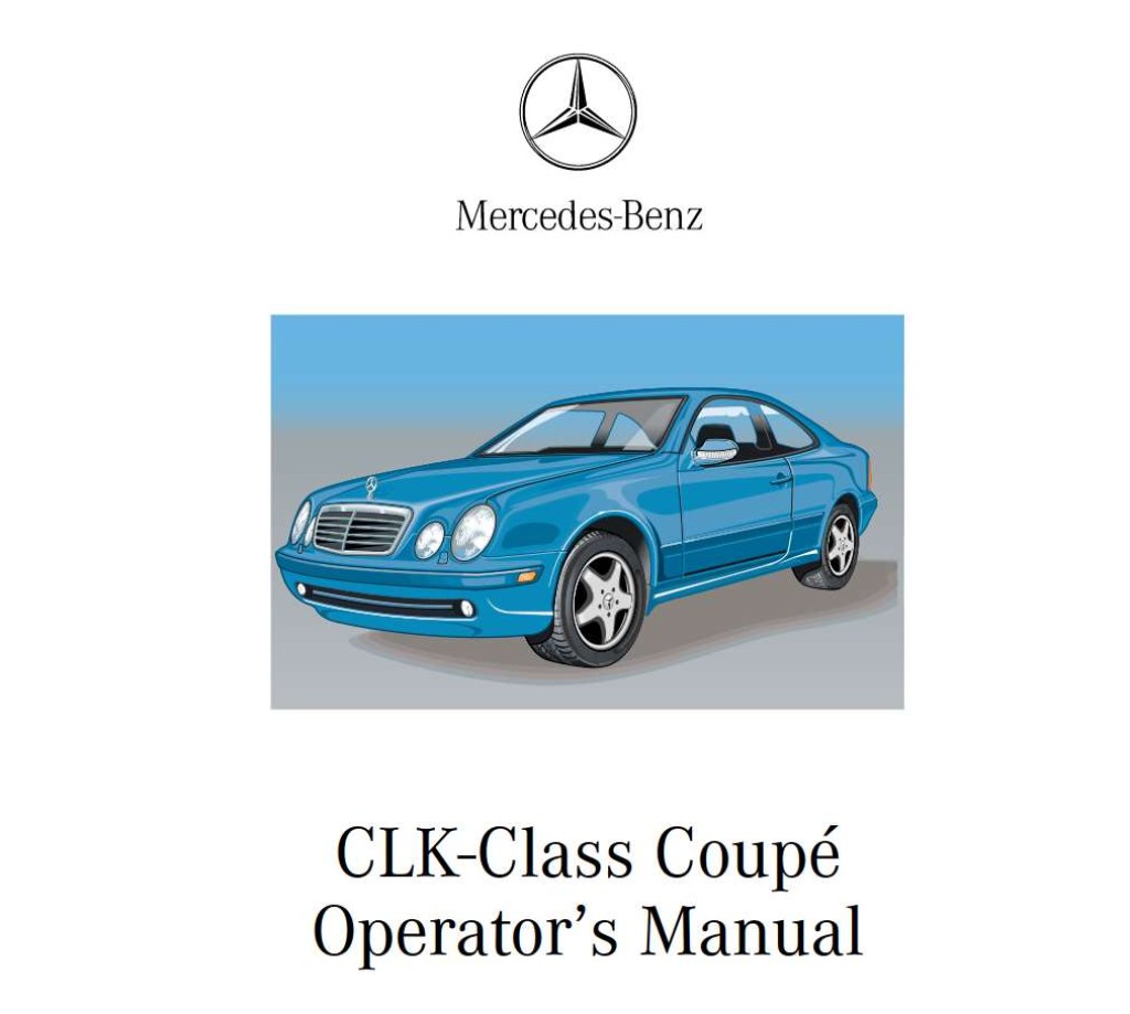 Picture of: Mercedes-Benz Clk  Clk  Amg  Owner’s Manual – Download In