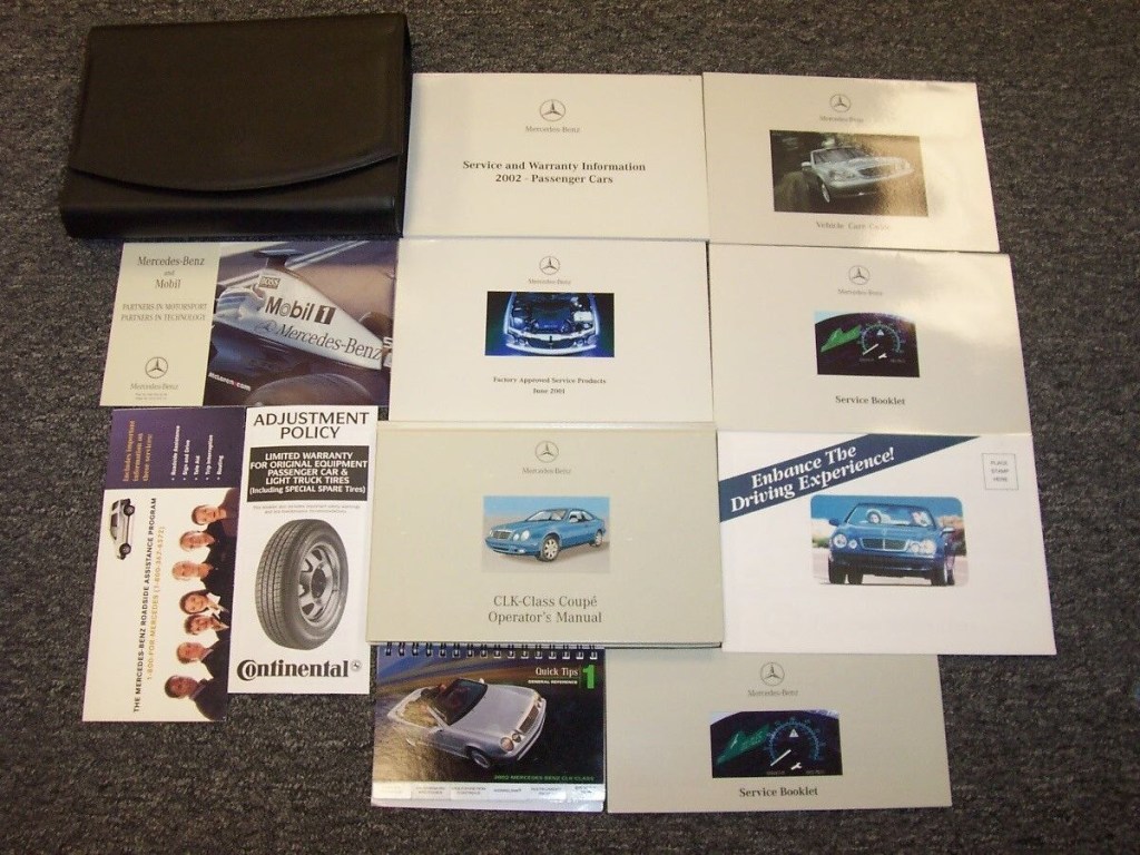 Picture of: Mercedes Benz CLK CLK-Class Coupe Owner Operator Manual Book Set