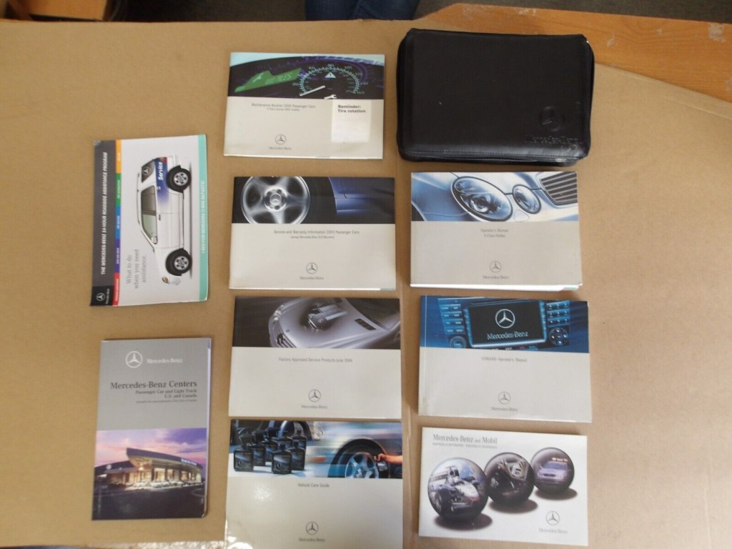 Picture of: MERCEDES BENZ E CLASS OWNERS MANUAL P/N–