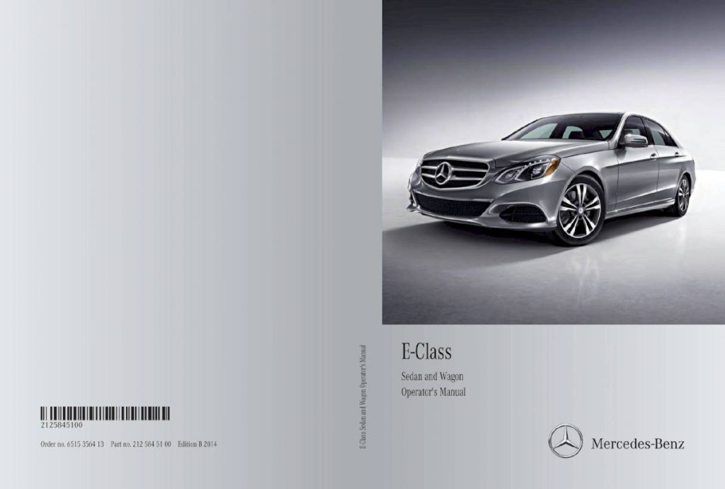 Picture of: Mercedes-Benz E-Class Sedan – Owner’s Manual –  Pages – PDF