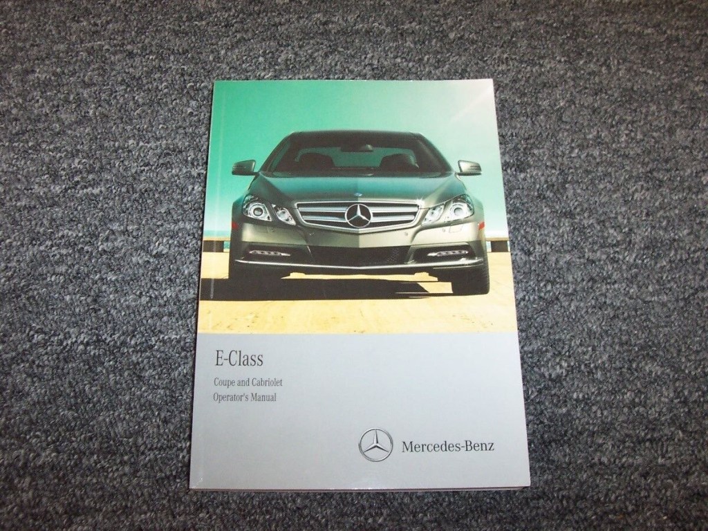 Picture of: Mercedes Benz E E E AMG E-Class Coupe Owners Operator Guide  Manual