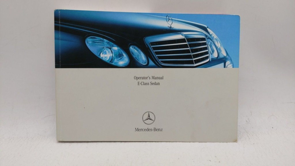 Picture of: Mercedes-benz E Owners Manual HFRJ