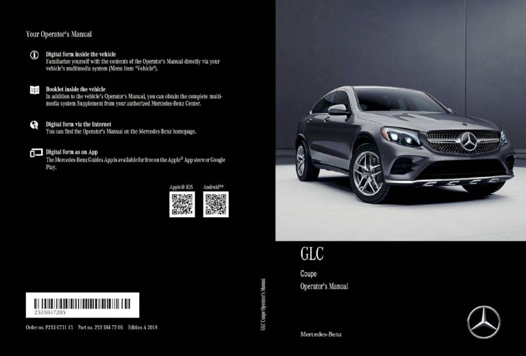Picture of: Mercedes-Benz GLC Coupe – Owner’s Manual –  Pages – PDF
