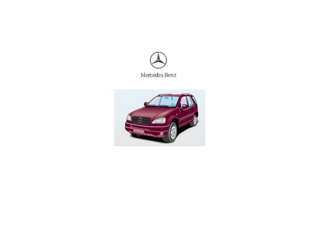 Picture of: Mercedes-Benz M-Class ML Owners Manual