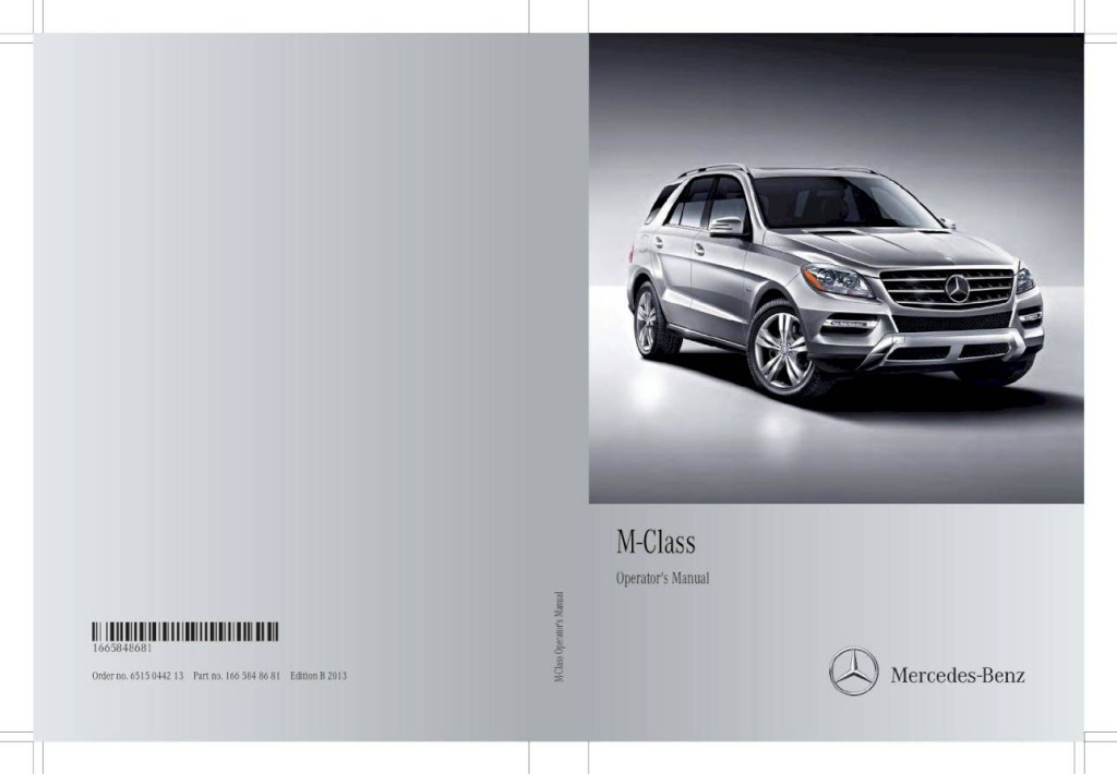 Picture of: Mercedes-Benz M-Class – Owner’s Manual –  Pages – PDF