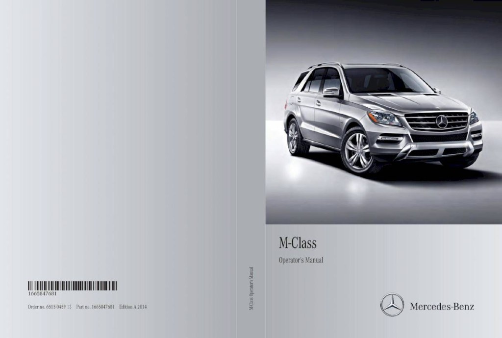 Picture of: Mercedes-Benz M-Class – Owner’s Manual –  Pages – PDF