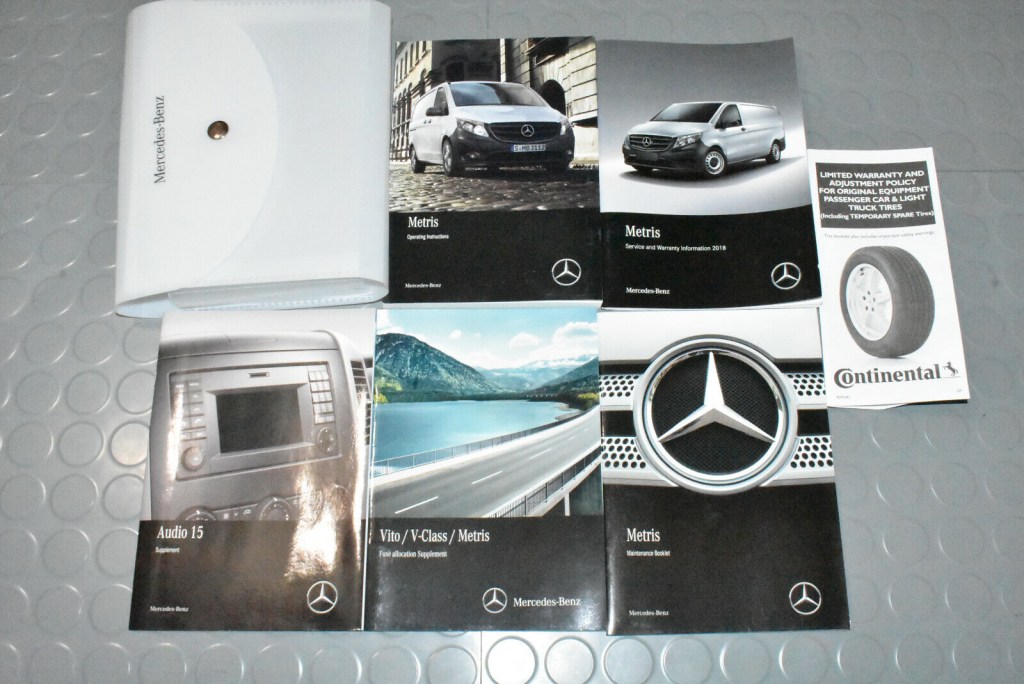 Picture of: Mercedes Benz Metris Owners Manual – SET!!!!