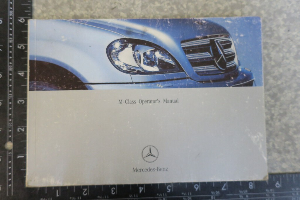 Picture of: MERCEDES BENZ ML ML ML ML AMG OWNER’S MANUAL SET BOOK –  OM  eBay