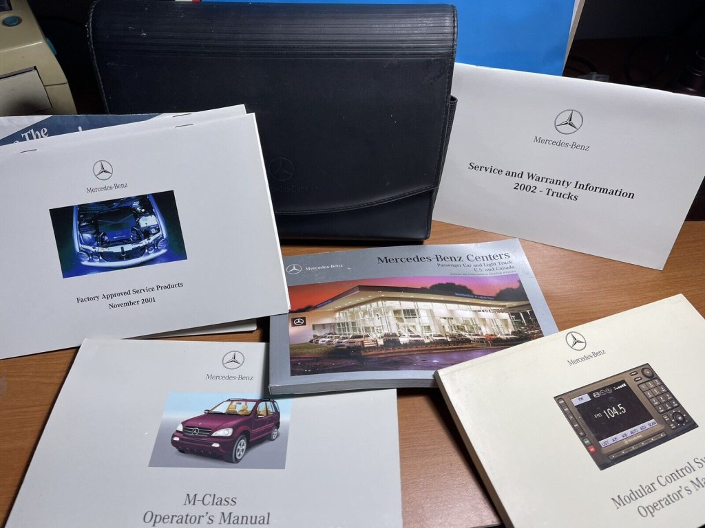 Picture of: MERCEDES BENZ ML ML ML ML M Class Owners Manual Book #