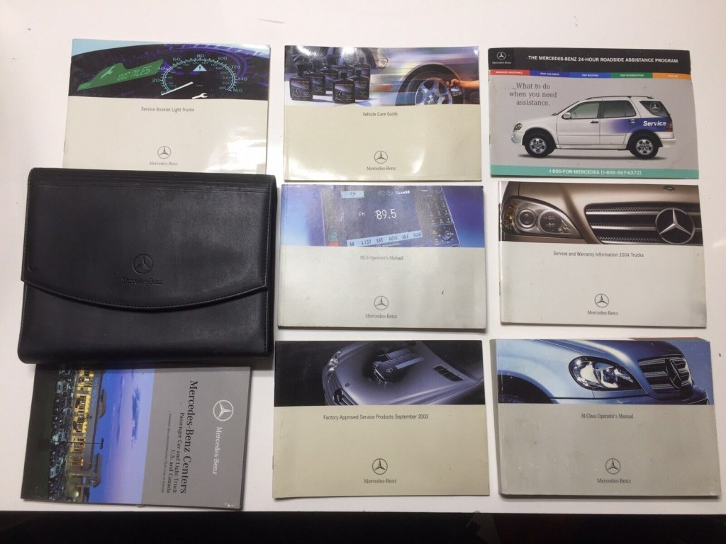 Picture of: Mercedes Benz Ml Owners Manuals Manual W  eBay