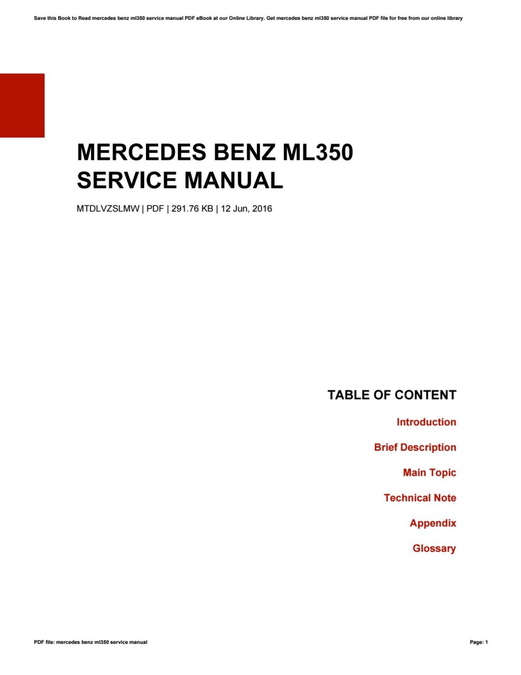 Picture of: Mercedes benz ml service manual by LarryHansen1 – Issuu