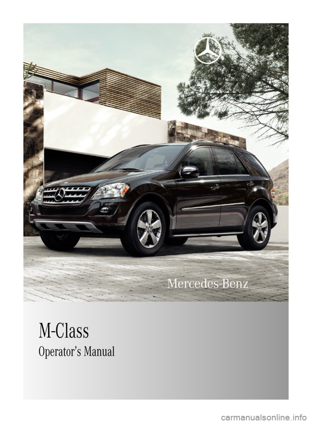 Picture of: MERCEDES-BENZ ML  W Owner’s Manual ( Pages)