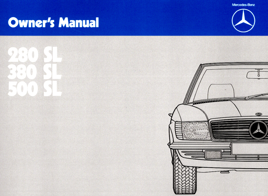 Picture of: Mercedes Benz R/C  SL SL SL (-) Owner’s Manual