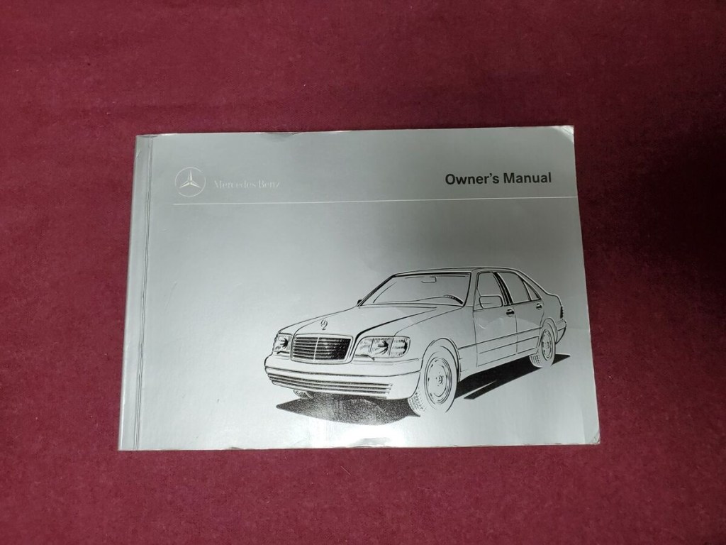 Picture of: Mercedes Benz S-Class S S S owners manual