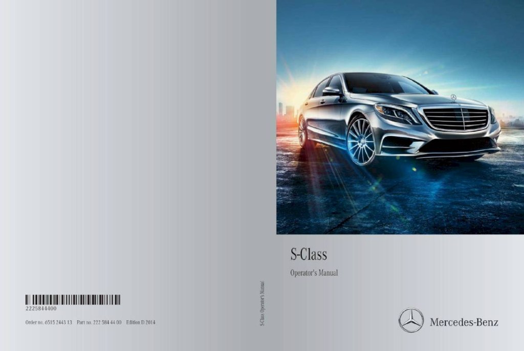 Picture of: Mercedes-Benz S-Class Sedan – Owner’s Manual –  Pages – PDF