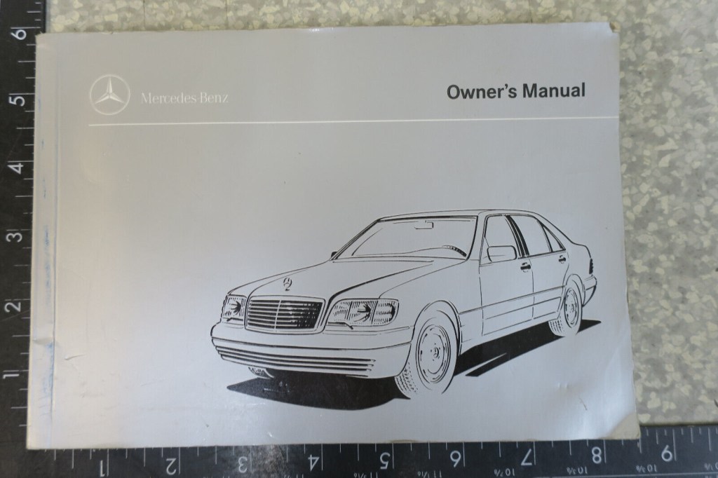 Picture of: MERCEDES BENZ S S S OWNER’S MANUAL SET BOOK OM