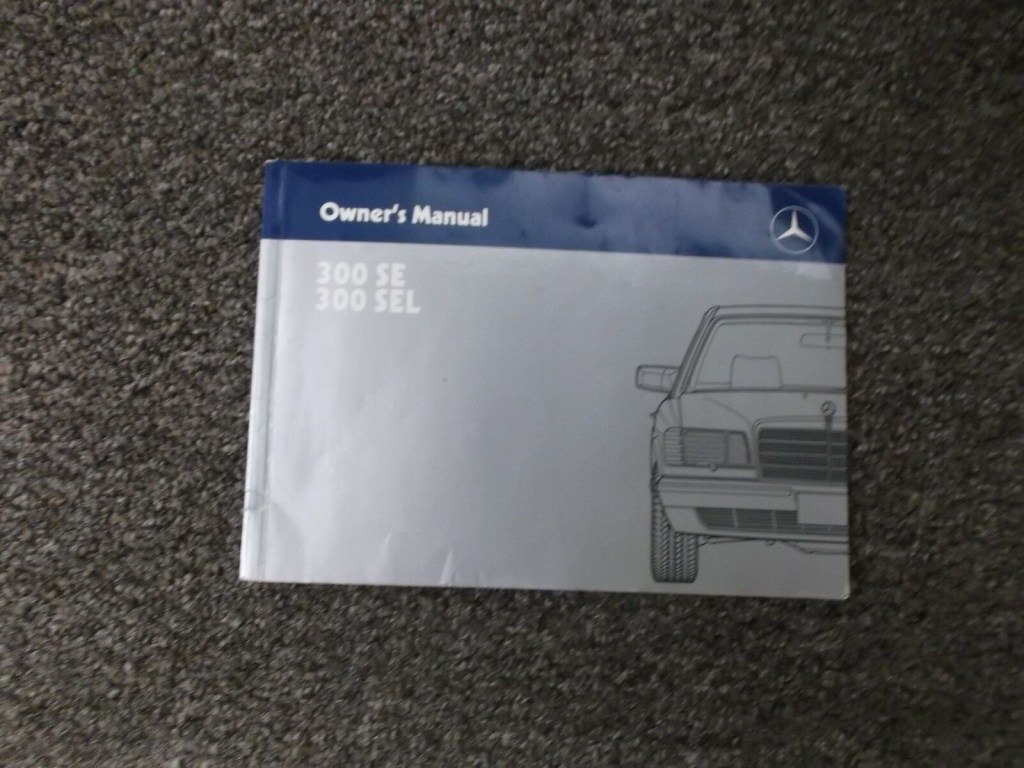 Picture of: Mercedes Benz SE SEL  SE SEL Original Sedan Owners Manual  W   eBay