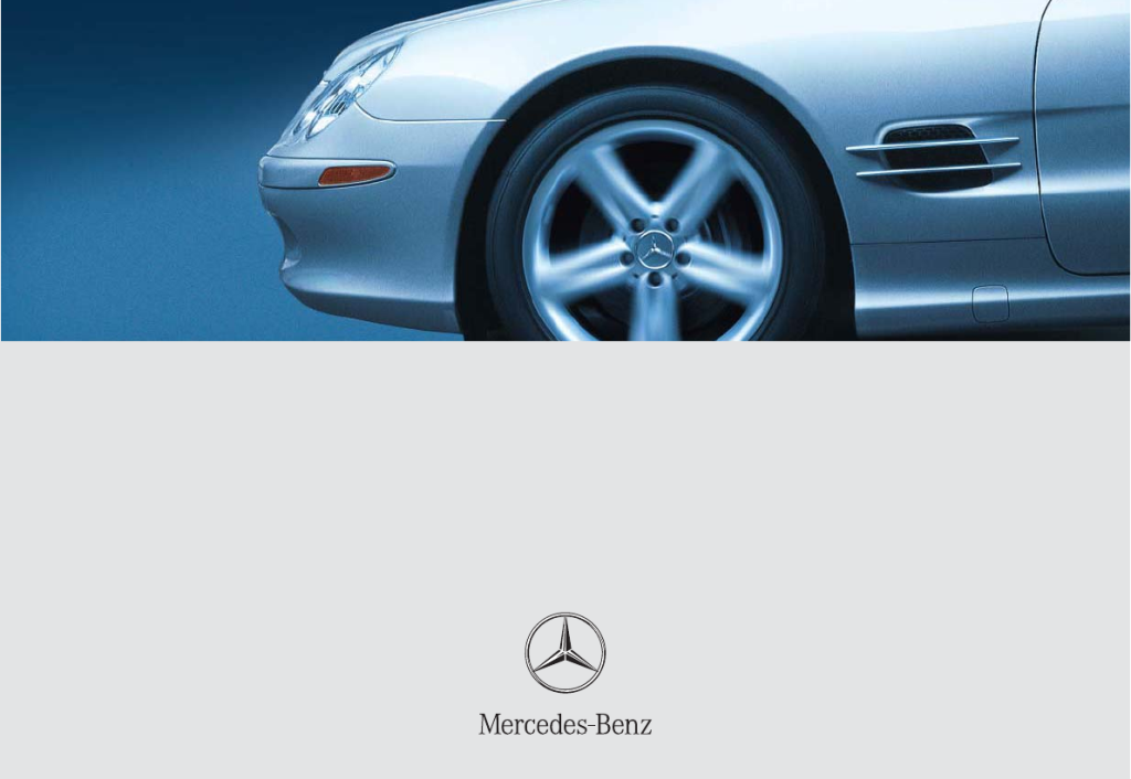 Picture of: Mercedes-Benz SL  AMG () user manual (English –  pages)