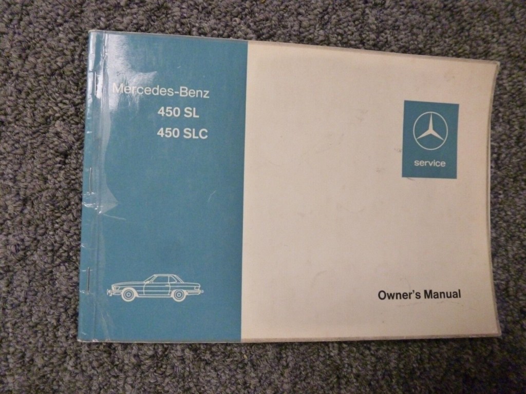 Picture of: – Mercedes Benz SL & SLC  Owner Owner’s Manual User Guide  Book