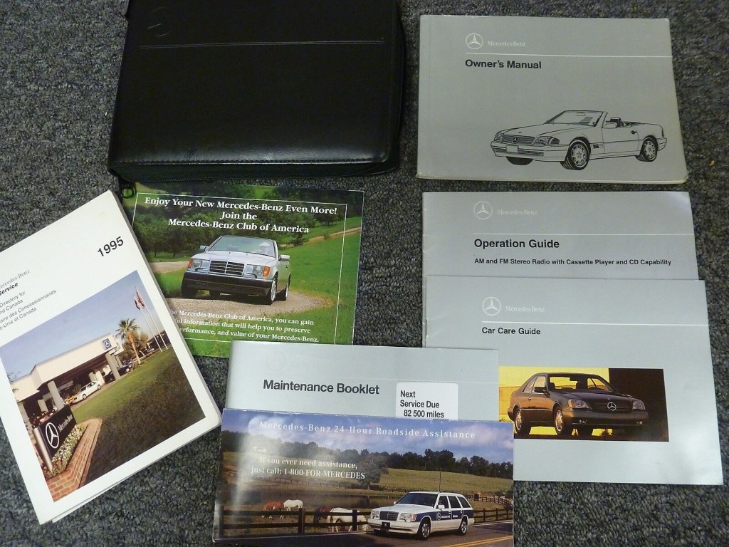Picture of: Mercedes Benz SL Class SL SL SL Convertible Owner Owner’s  Manual