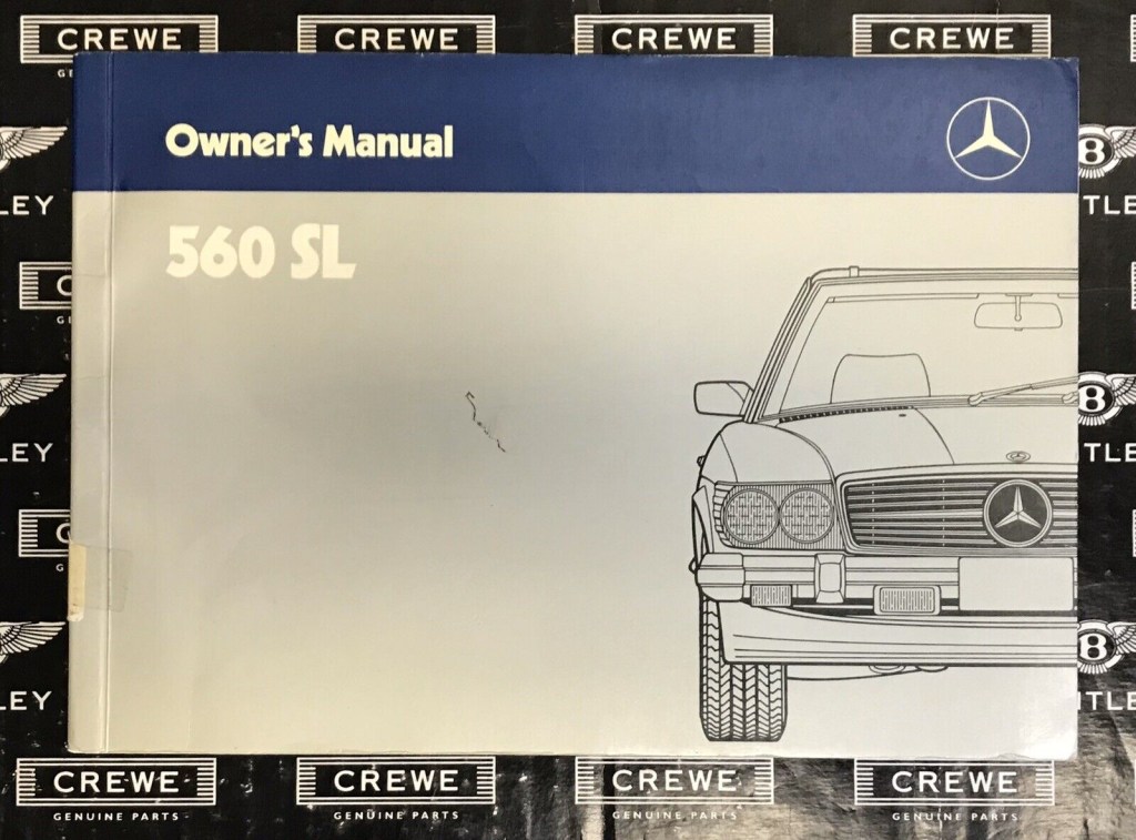 Picture of: Mercedes-Benz SL Owners Manual Handbook