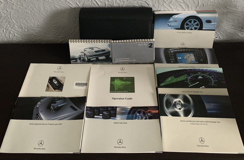 Picture of: MERCEDES-BENZ SL  / SL  AMG OWNERS MANUAL ” YEARS ON EBAY”   eBay