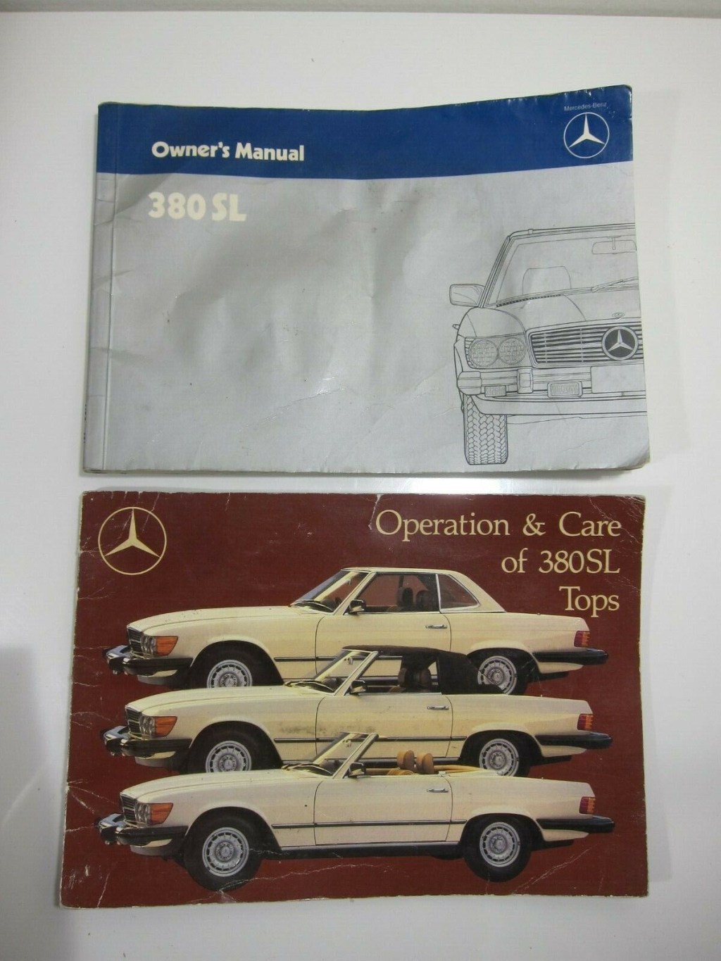 Picture of: Mercedes Benz SL Tops operators & care  Owners manual