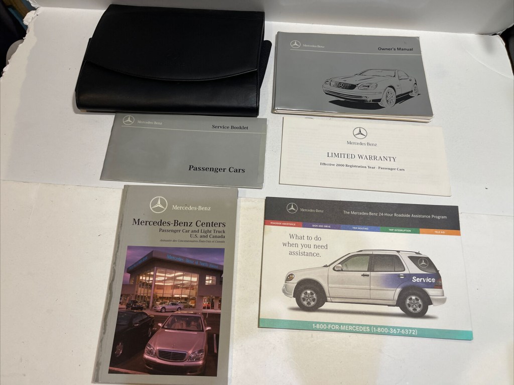 Picture of: Mercedes Benz SLK  convertible owners manual & portfolio