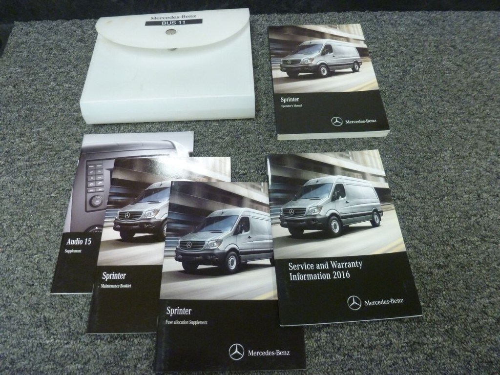 Picture of: Mercedes Benz   Sprinter Van Owner Manual User Guide High Roof   eBay