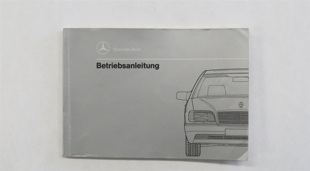 Picture of: Mercedes Benz W Betriebsanleitung User Manual 5848496
