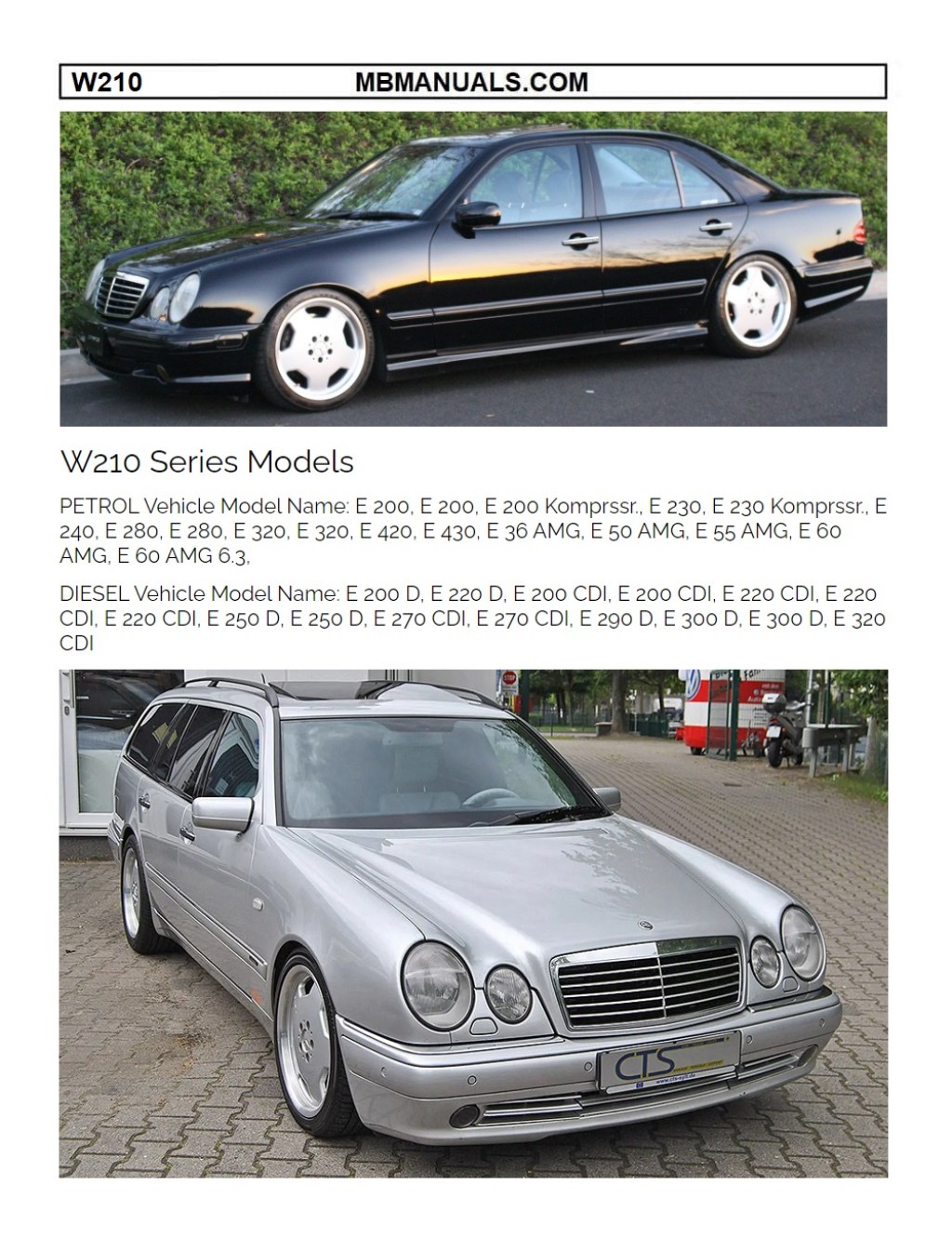 Picture of: Mercedes Benz  W Service Repair Manual