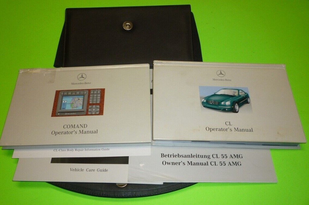 Picture of: Mercedes CL    AMG Owners Manual SET  CL +CASE +NAVIGATION