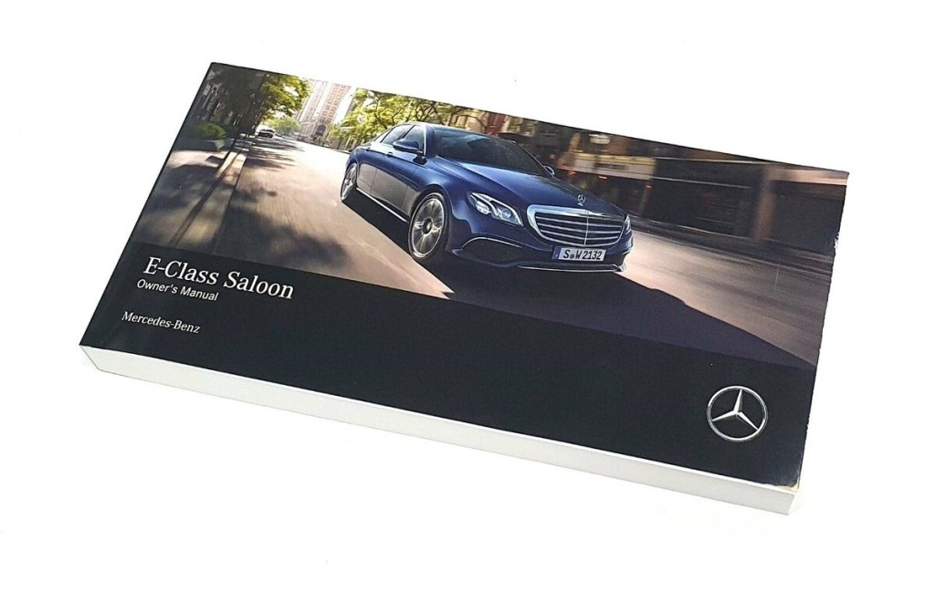 Picture of: MERCEDES E-CLASS SALOON W OWNERS MANUAL HANDBOOK NAVI – BOOK ONLY