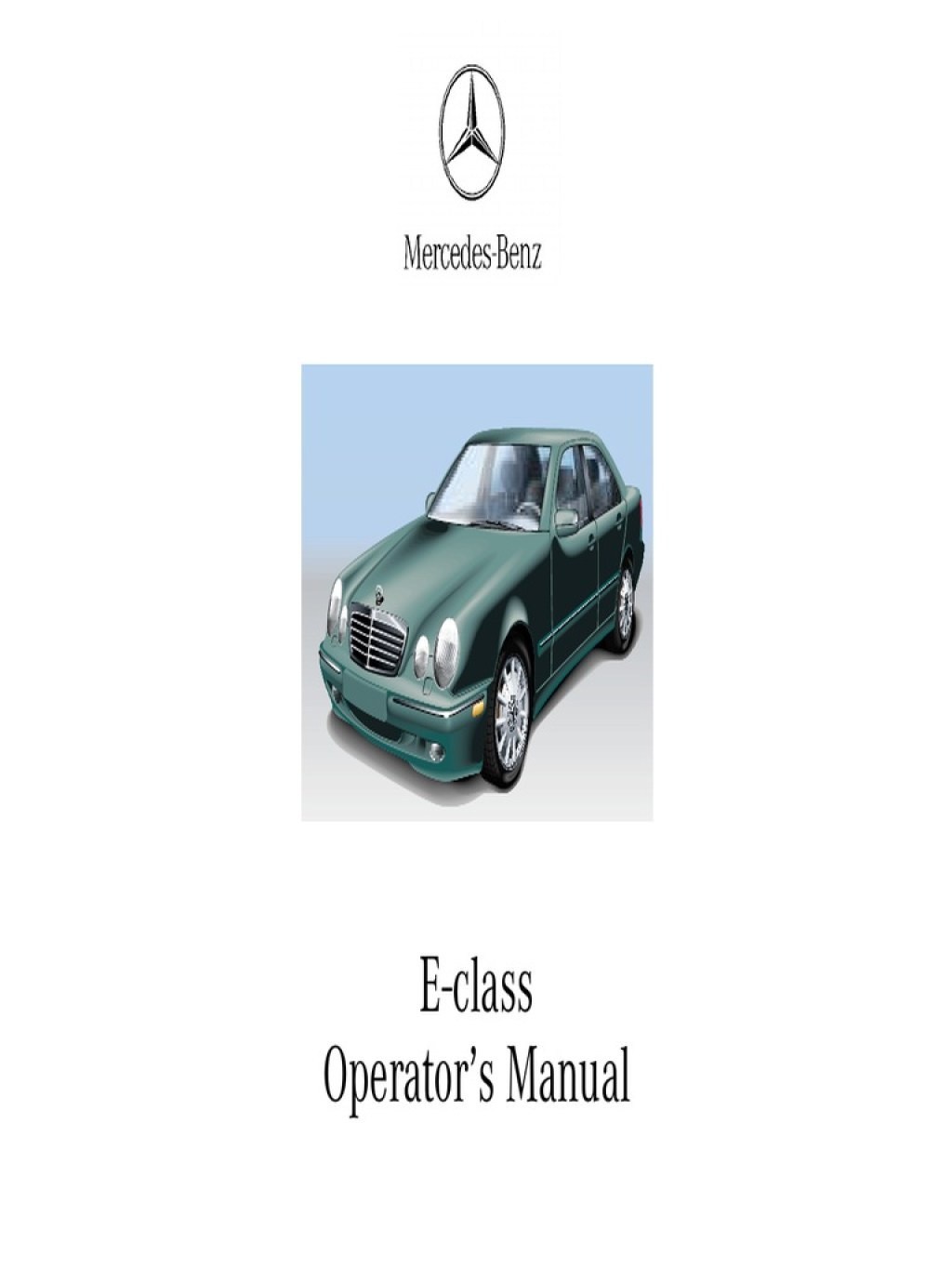 Picture of: Mercedes E E Owners Manual   PDF  Remote Control